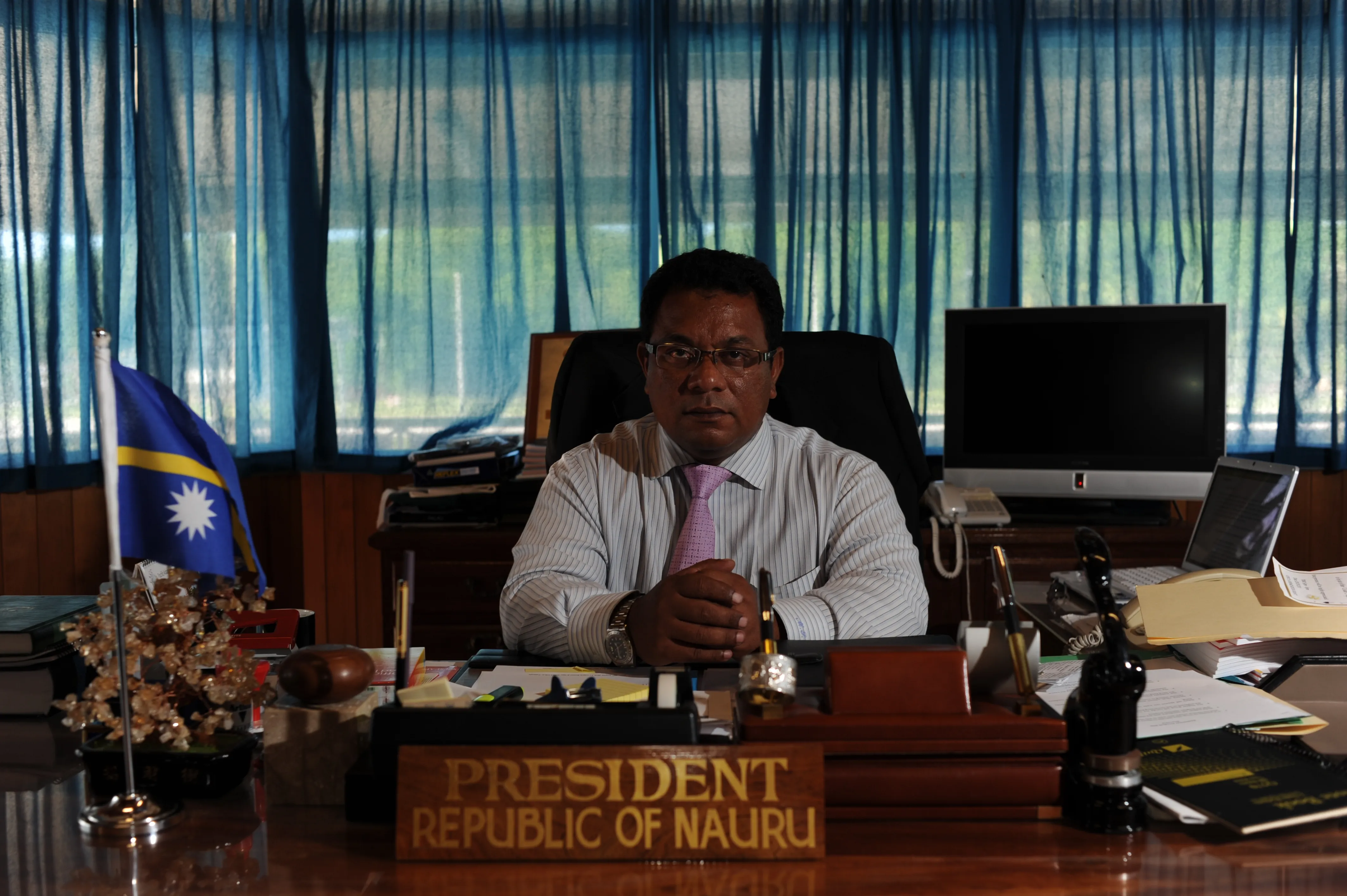 Nauru President Marcus Stephen