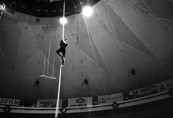 at the rope circus of Ulaanbaatar