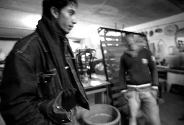 boys in social centre